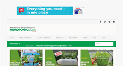 Desktop Screenshot of hidroponikjogja.com