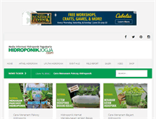 Tablet Screenshot of hidroponikjogja.com